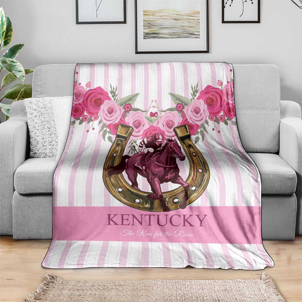 Kentucky Horse Racing Blanket Run For The Rose