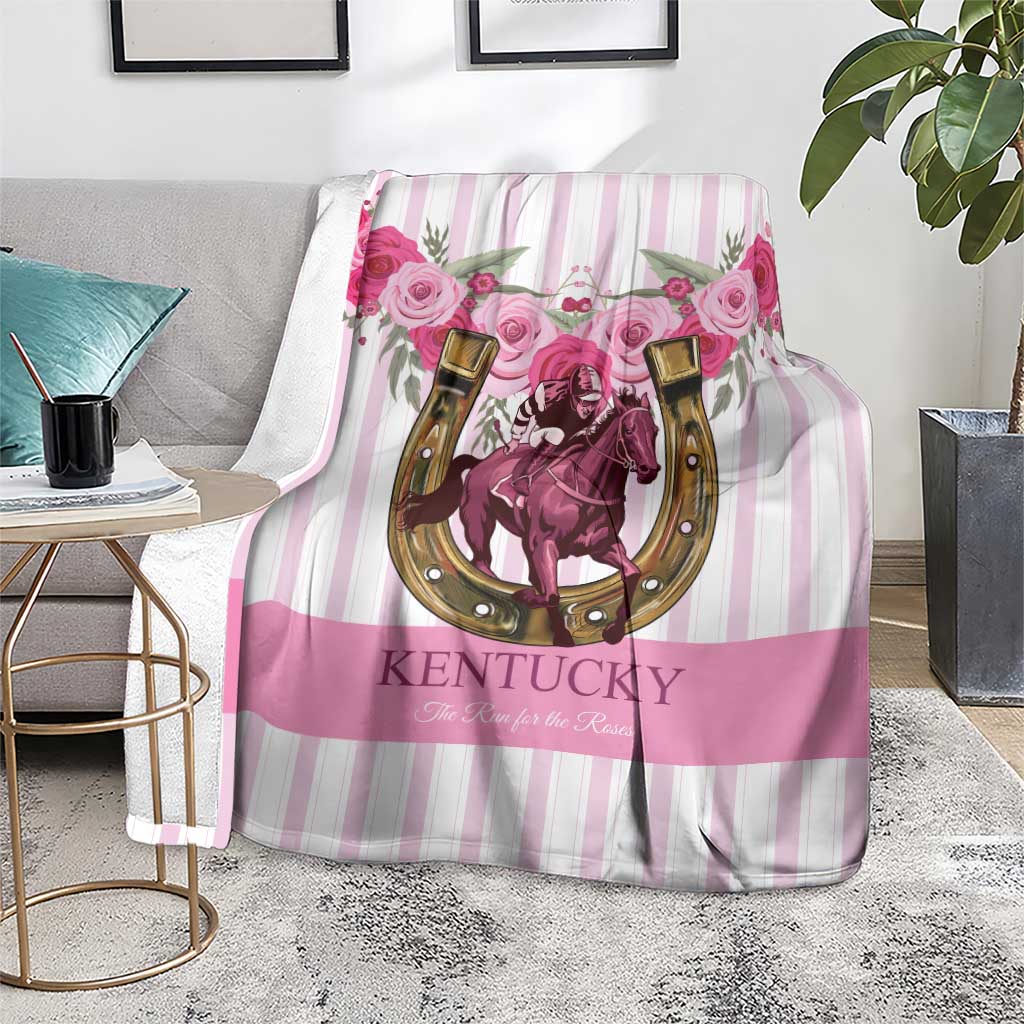 Kentucky Horse Racing Blanket Run For The Rose