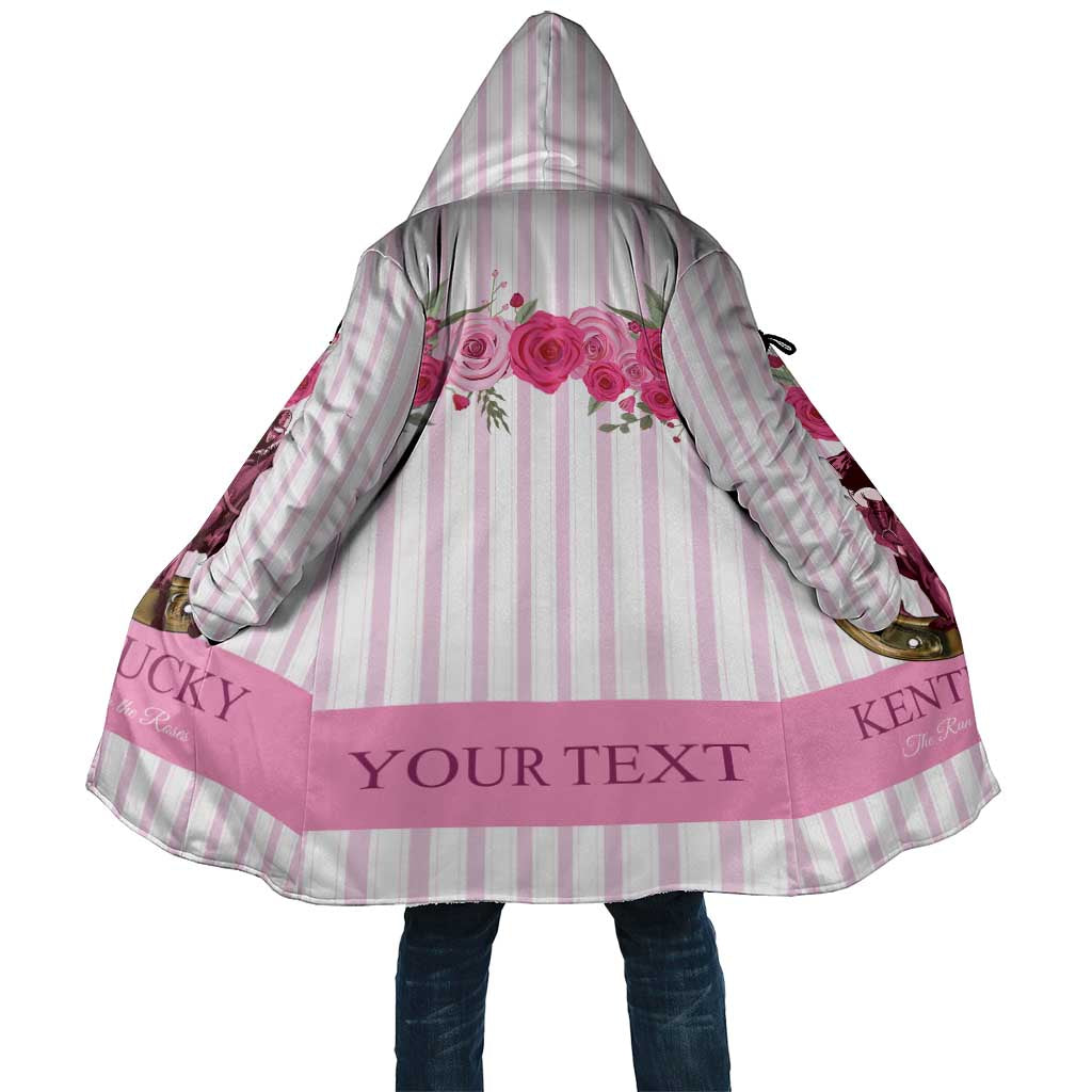 Personalized Kentucky Horse Racing Cloak Run For The Rose