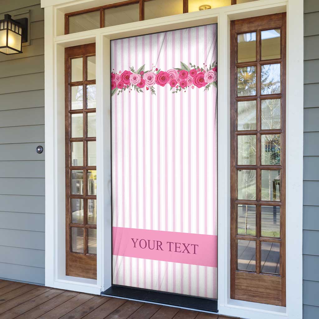 Personalized Kentucky Horse Racing Door Cover Run For The Rose