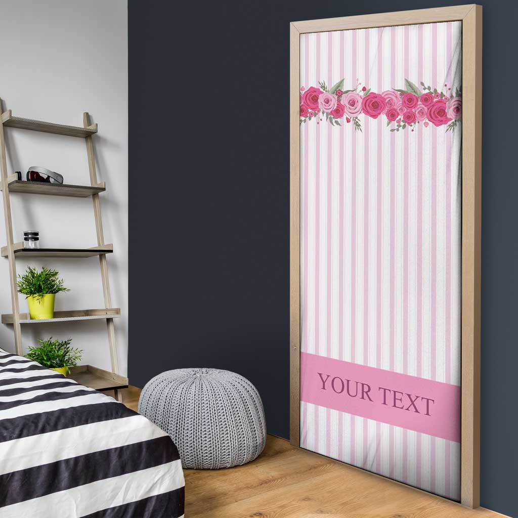 Personalized Kentucky Horse Racing Door Cover Run For The Rose