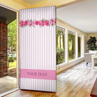 Personalized Kentucky Horse Racing Door Cover Run For The Rose