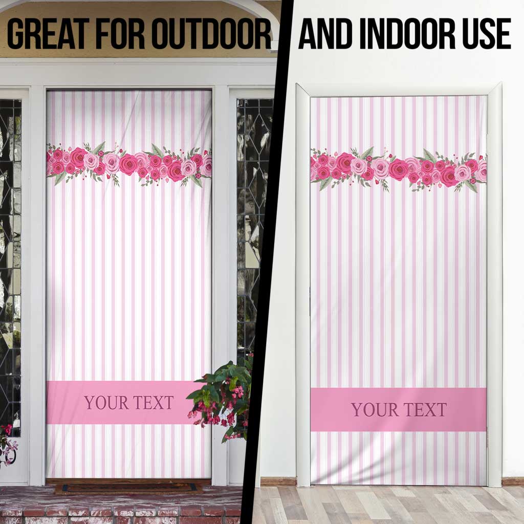 Personalized Kentucky Horse Racing Door Cover Run For The Rose