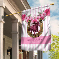 Kentucky Horse Racing Garden Flag Run For The Rose