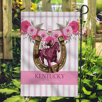 Kentucky Horse Racing Garden Flag Run For The Rose