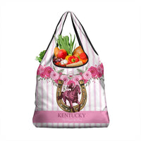 Kentucky Horse Racing Grocery Bag Run For The Rose