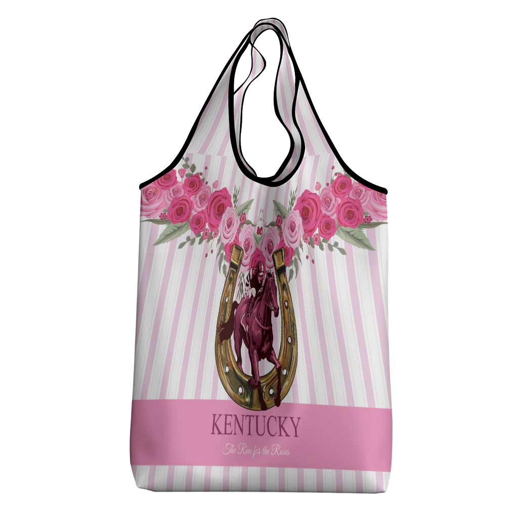 Kentucky Horse Racing Grocery Bag Run For The Rose