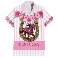 Personalized Kentucky Horse Racing Hawaiian Shirt Run For The Rose