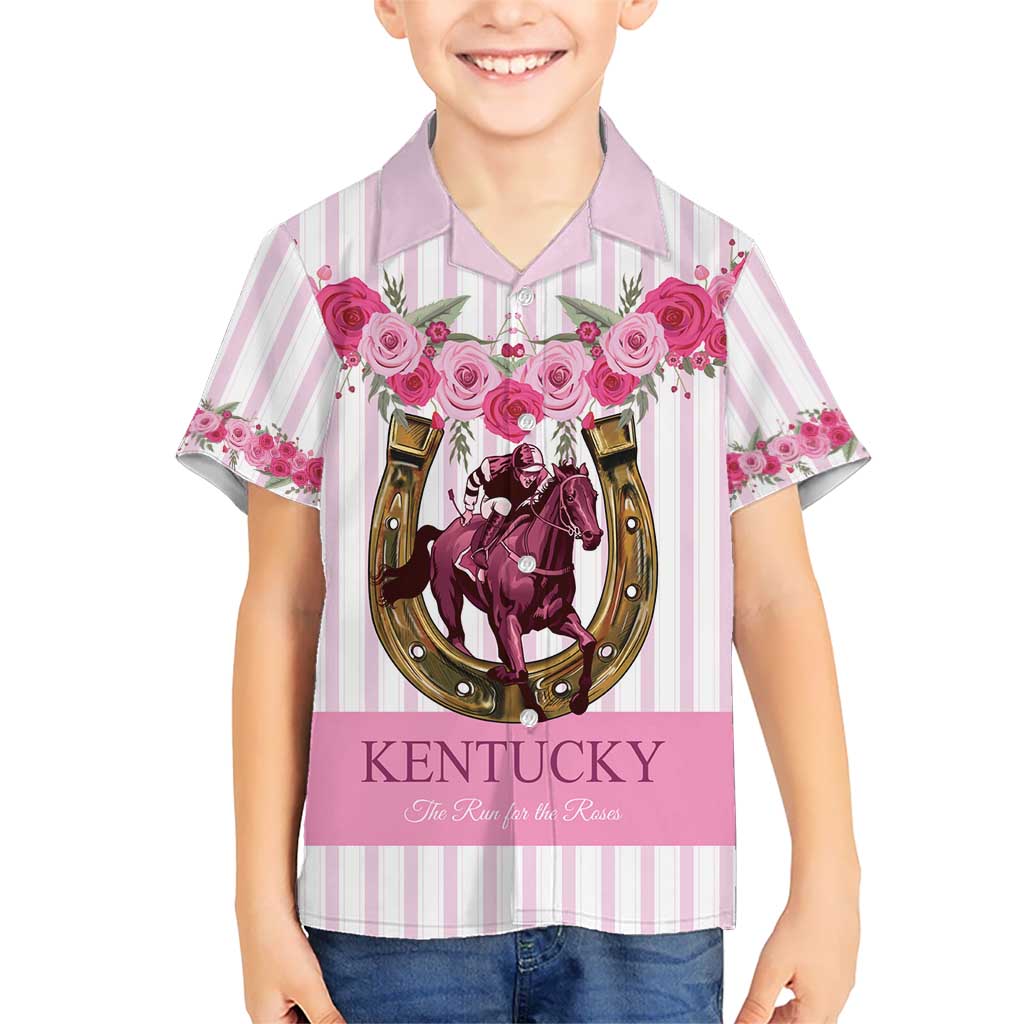 Personalized Kentucky Horse Racing Hawaiian Shirt Run For The Rose