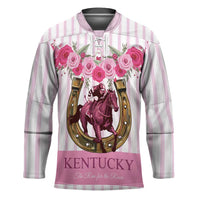 Personalized Kentucky Horse Racing Hockey Jersey Run For The Rose