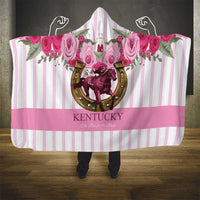 Kentucky Horse Racing Hooded Blanket Run For The Rose