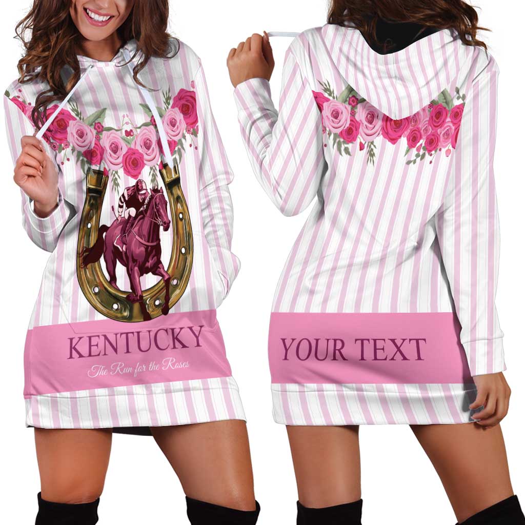 Personalized Kentucky Horse Racing Hoodie Dress Run For The Rose