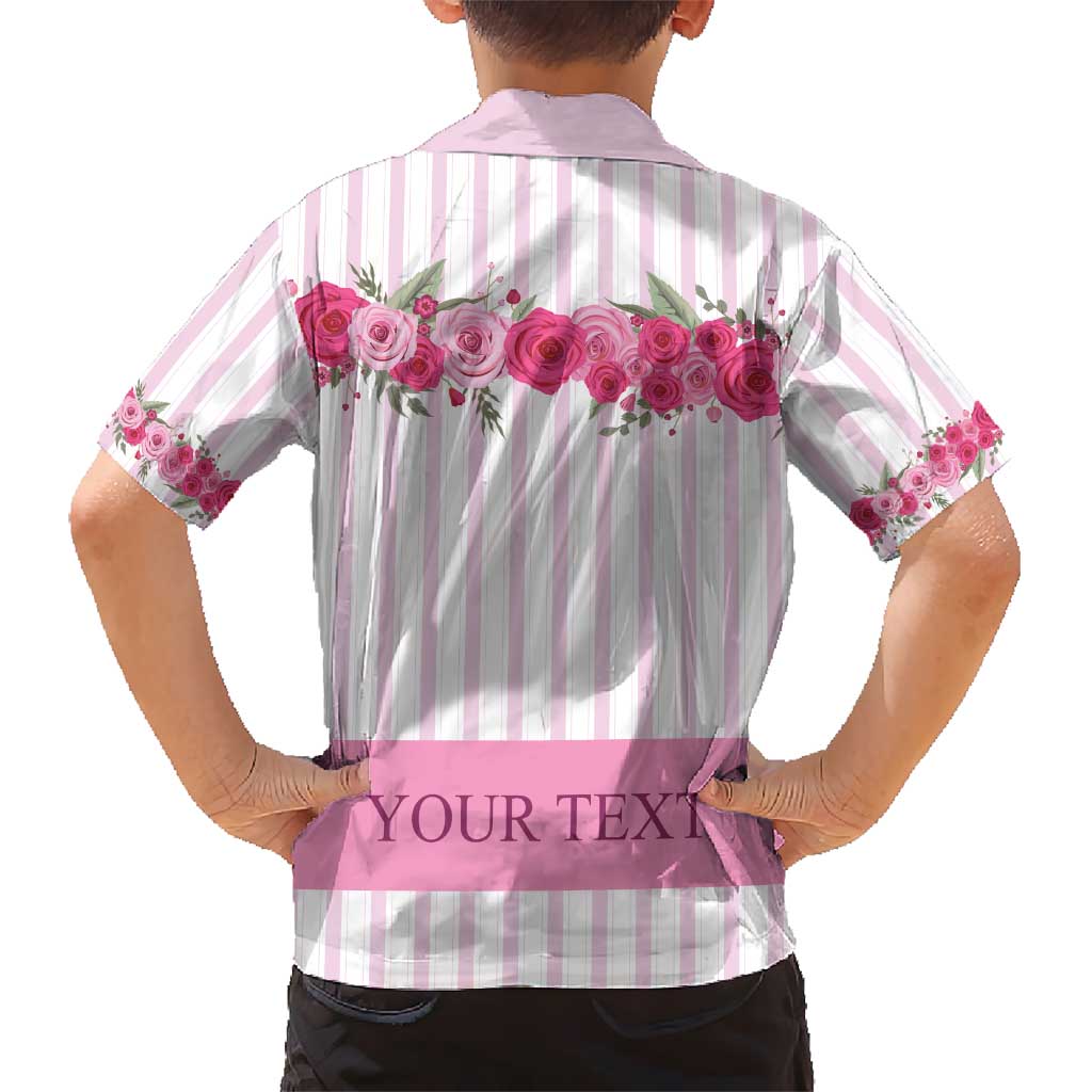Personalized Kentucky Horse Racing Kid Hawaiian Shirt Run For The Rose