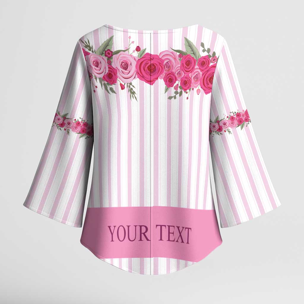 Personalized Kentucky Horse Racing Kimono Sleeve Blouse Run For The Rose