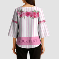 Personalized Kentucky Horse Racing Kimono Sleeve Blouse Run For The Rose