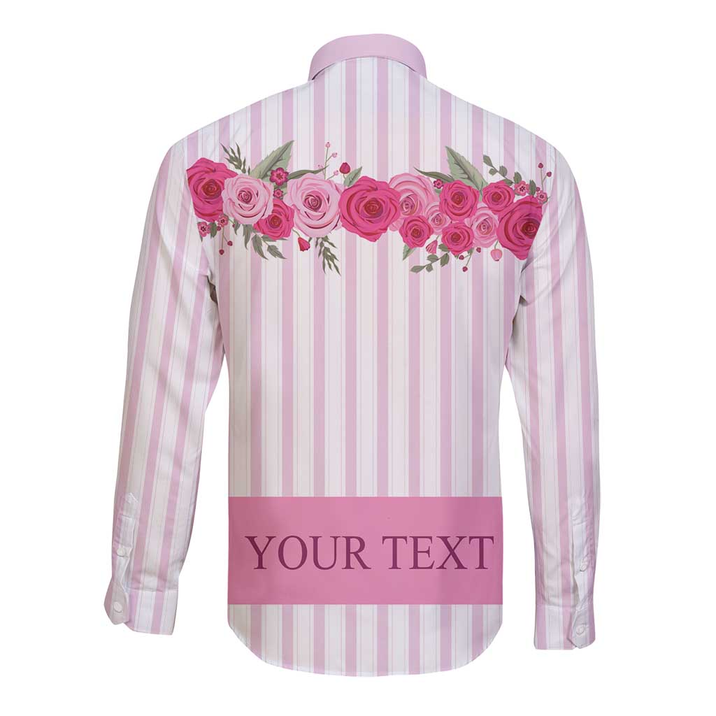 Personalized Kentucky Horse Racing Long Sleeve Button Shirt Run For The Rose