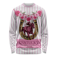 Personalized Kentucky Horse Racing Long Sleeve Shirt Run For The Rose