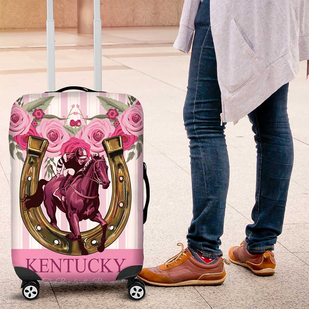 Kentucky Horse Racing Luggage Cover Run For The Rose