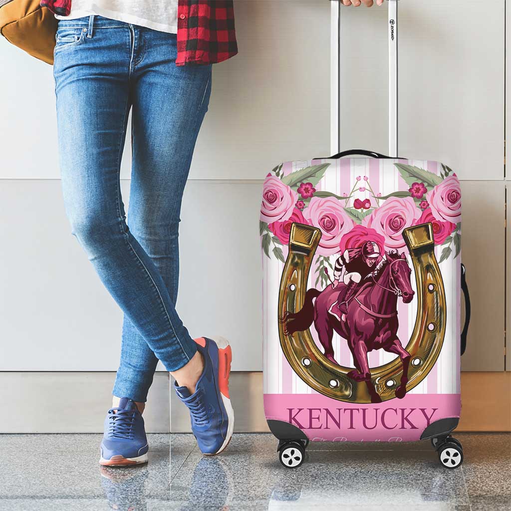 Kentucky Horse Racing Luggage Cover Run For The Rose