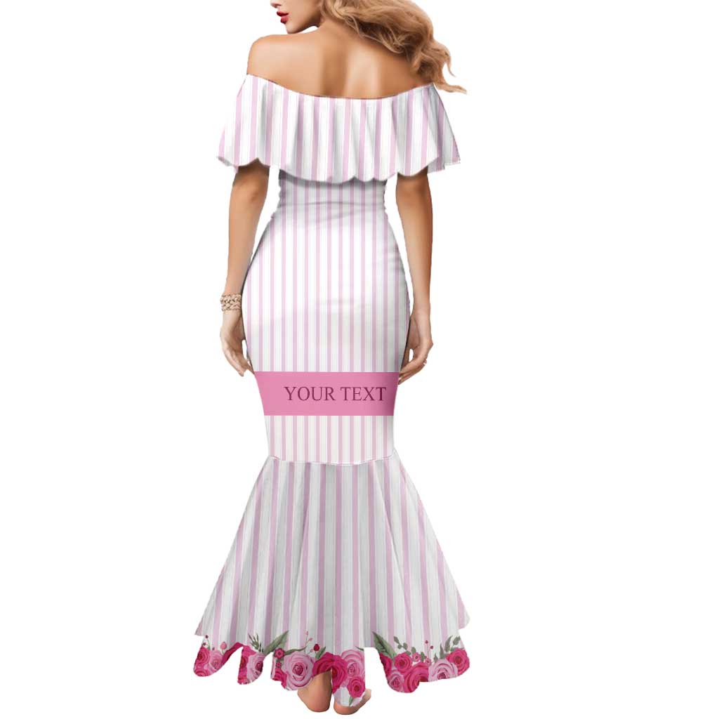 Personalized Kentucky Horse Racing Mermaid Dress Run For The Rose