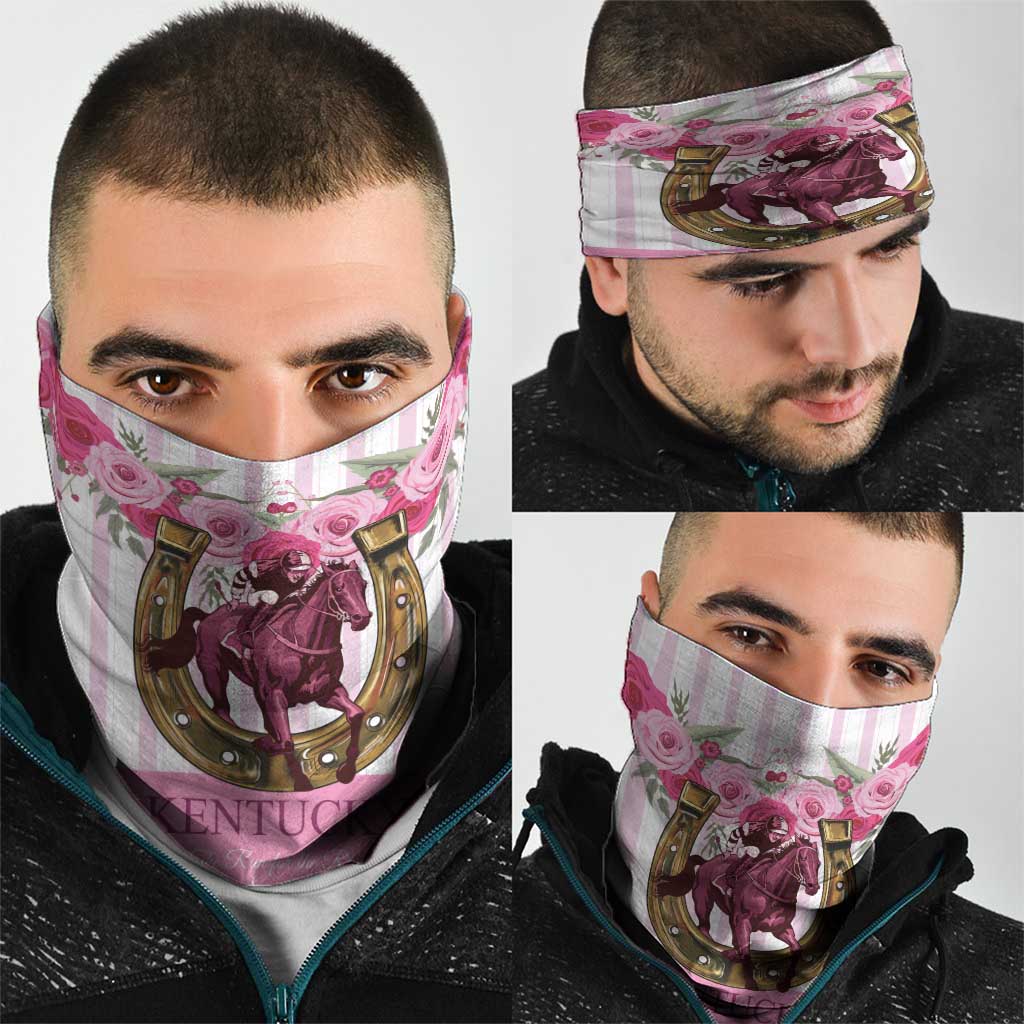 Kentucky Horse Racing Neck Gaiter Run For The Rose