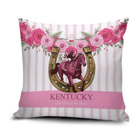 Kentucky Horse Racing Pillow Cover Run For The Rose