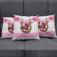Kentucky Horse Racing Pillow Cover Run For The Rose