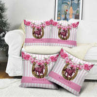 Kentucky Horse Racing Pillow Cover Run For The Rose
