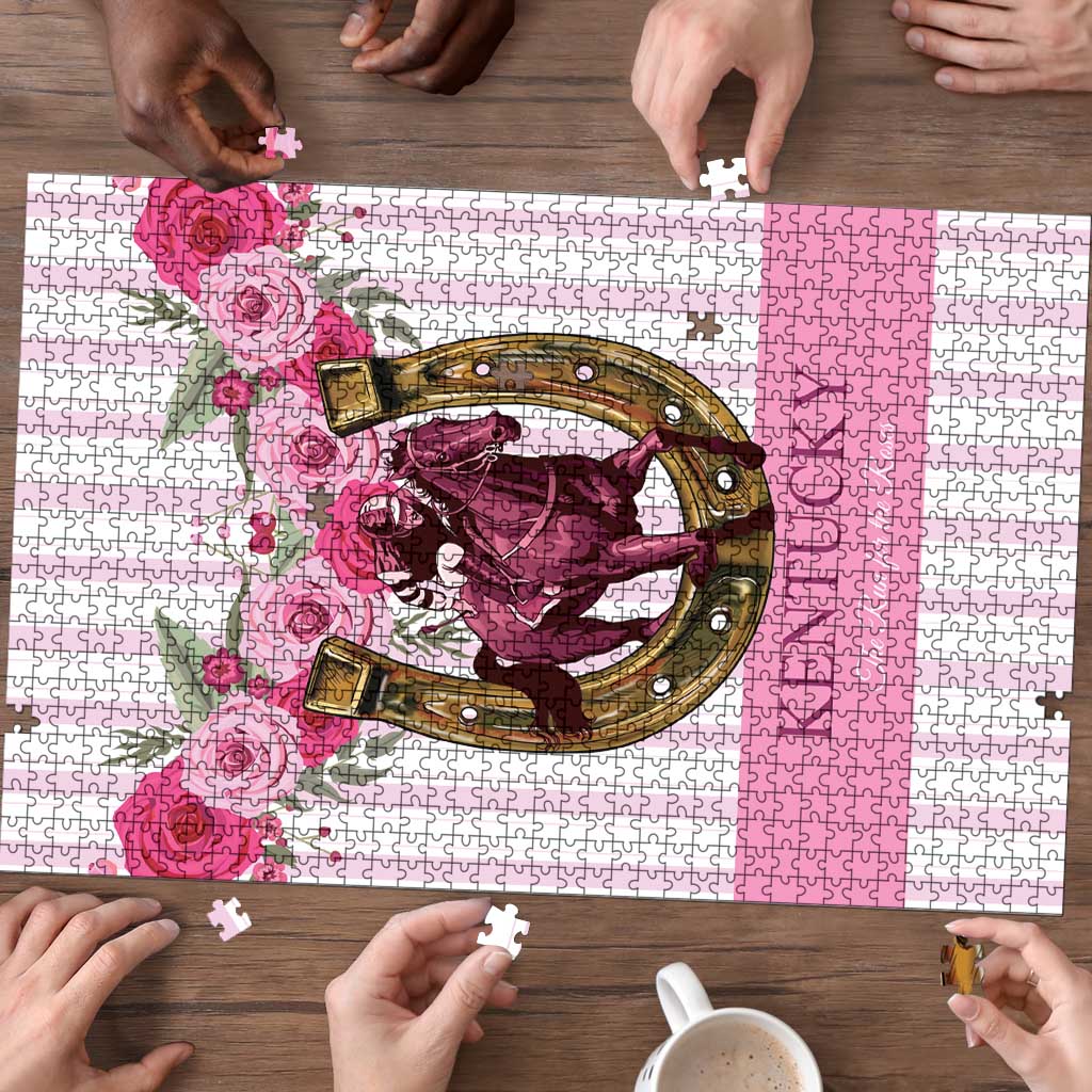 Kentucky Horse Racing Puzzle Run For The Rose