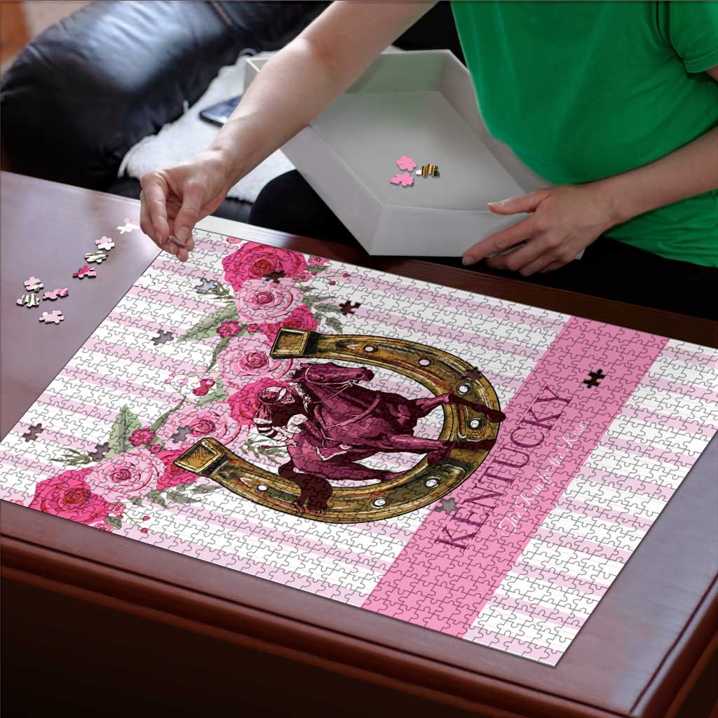 Kentucky Horse Racing Puzzle Run For The Rose