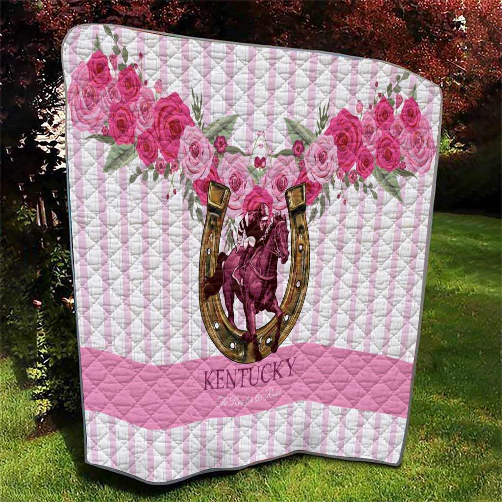 Kentucky Horse Racing Quilt Run For The Rose