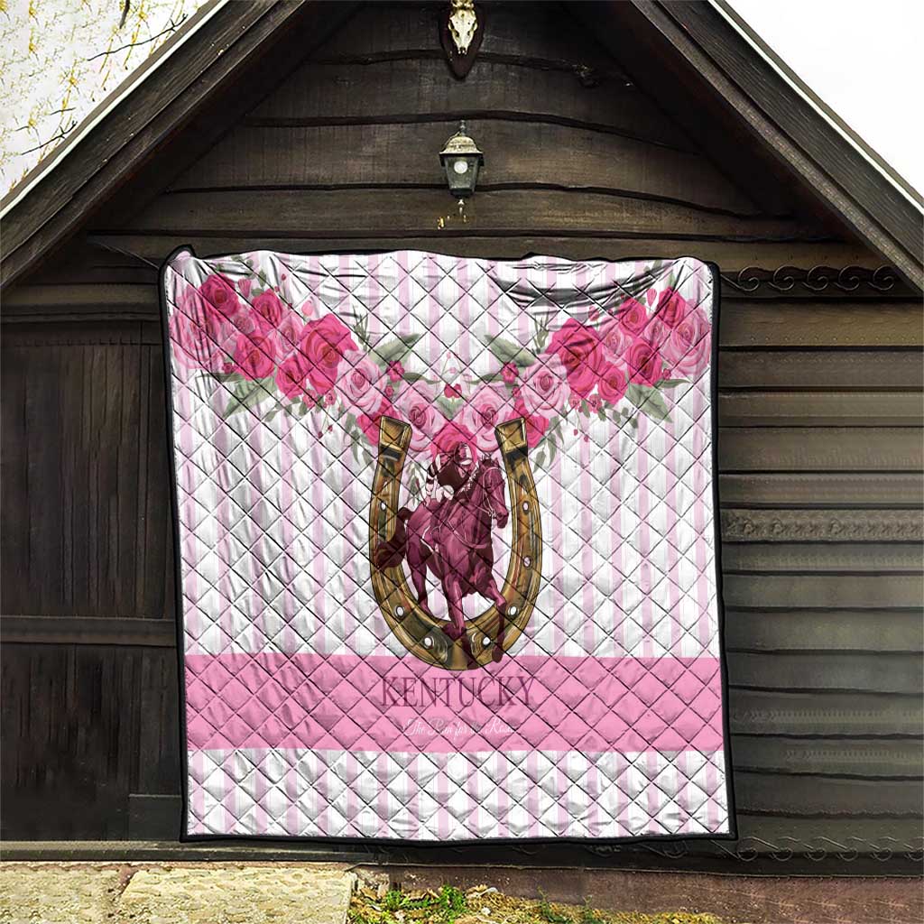 Kentucky Horse Racing Quilt Run For The Rose
