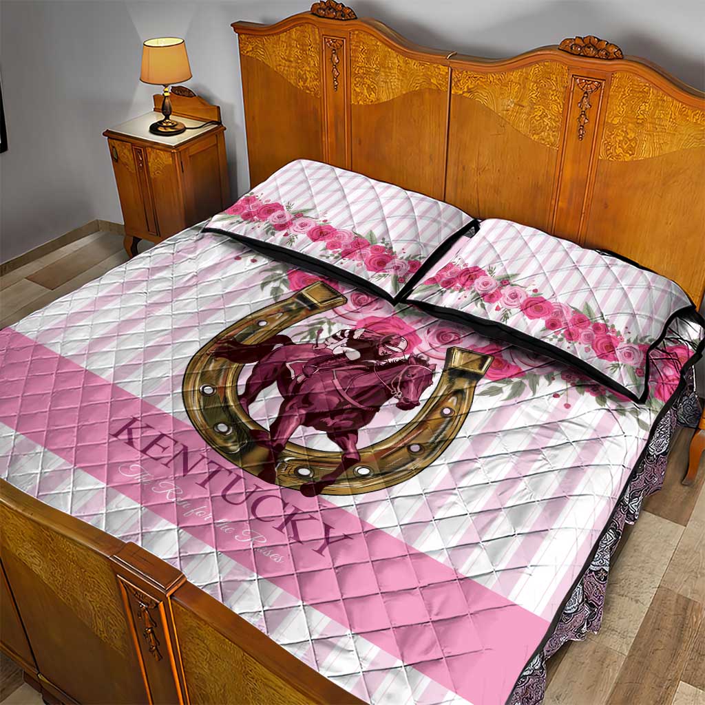 Kentucky Horse Racing Quilt Bed Set Run For The Rose