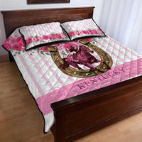 Kentucky Horse Racing Quilt Bed Set Run For The Rose