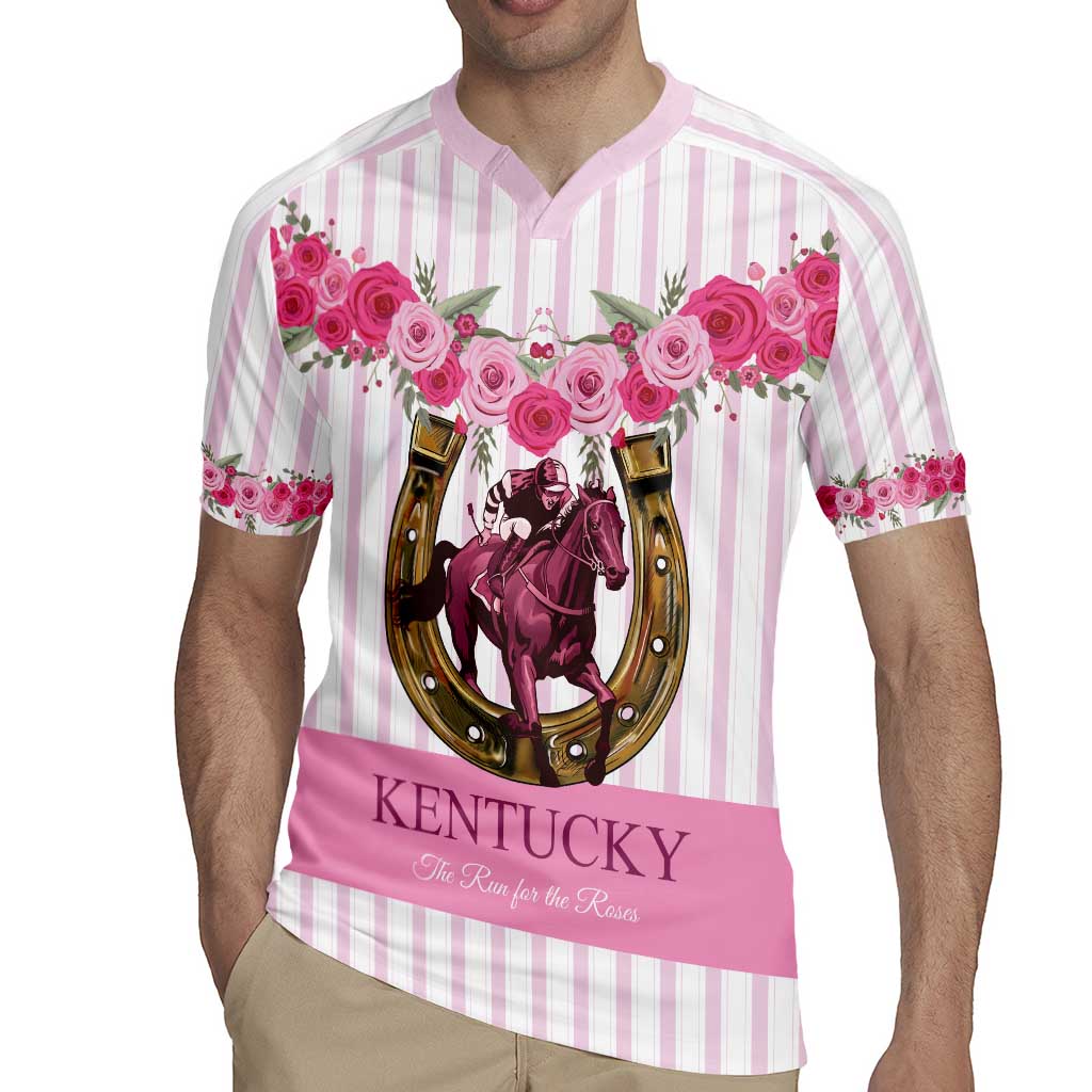 Personalized Kentucky Horse Racing Rugby Jersey Run For The Rose