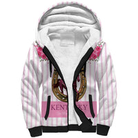 Personalized Kentucky Horse Racing Sherpa Hoodie Run For The Rose