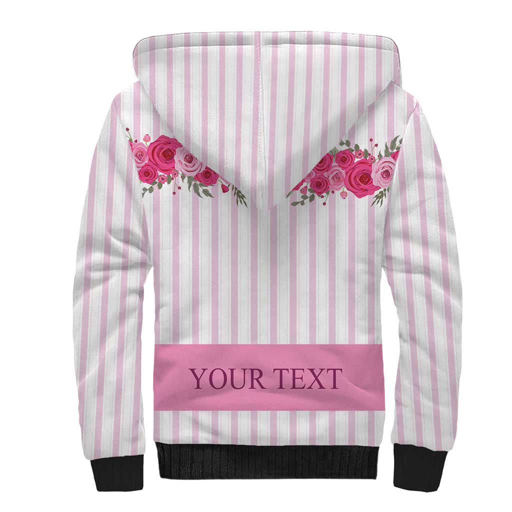 Personalized Kentucky Horse Racing Sherpa Hoodie Run For The Rose