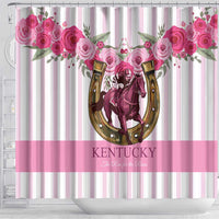 Kentucky Horse Racing Shower Curtain Run For The Rose