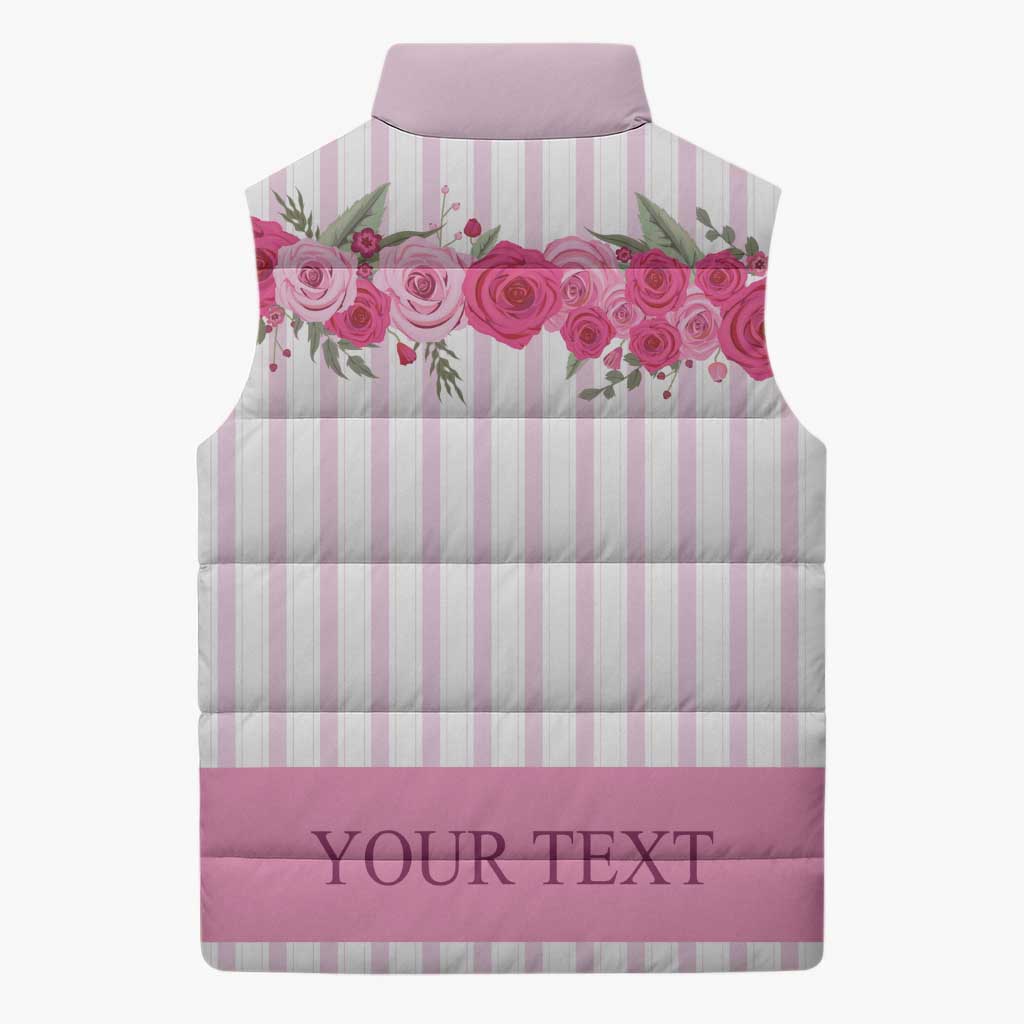 Personalized Kentucky Horse Racing Sleeveless Puffer Jacket Run For The Rose