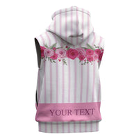 Personalized Kentucky Horse Racing Sleeveless Zip Hoodie Run For The Rose