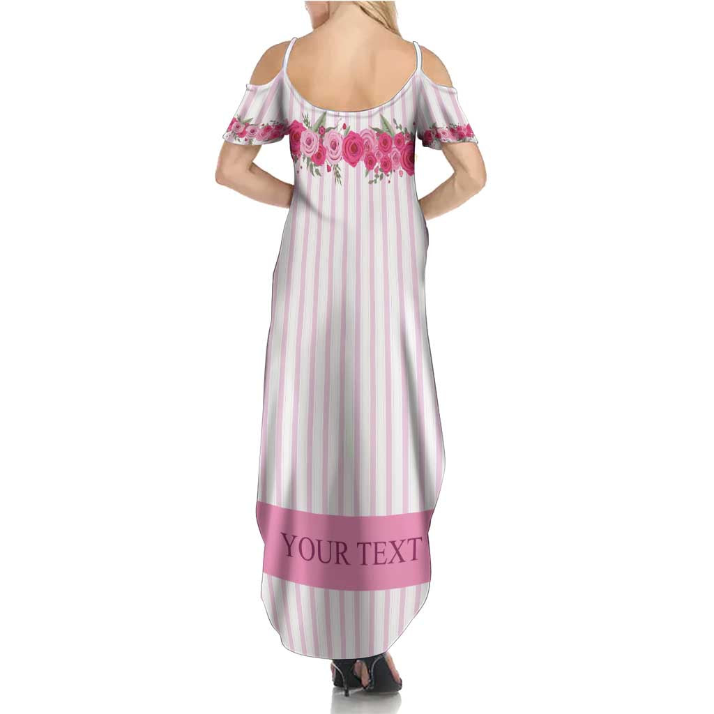 Personalized Kentucky Horse Racing Summer Maxi Dress Run For The Rose