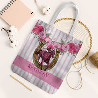 Kentucky Horse Racing Tote Bag Run For The Rose