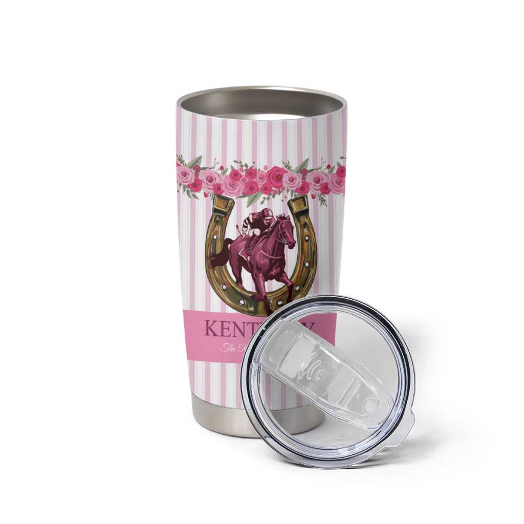 Personalized Kentucky Horse Racing Tumbler Cup Run For The Rose