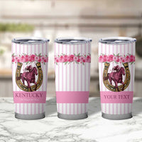 Personalized Kentucky Horse Racing Tumbler Cup Run For The Rose