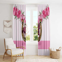 Kentucky Horse Racing Window Curtain Run For The Rose