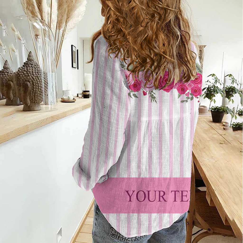 Personalized Kentucky Horse Racing Women Casual Shirt Run For The Rose