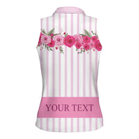 Personalized Kentucky Horse Racing Women Sleeveless Polo Shirt Run For The Rose