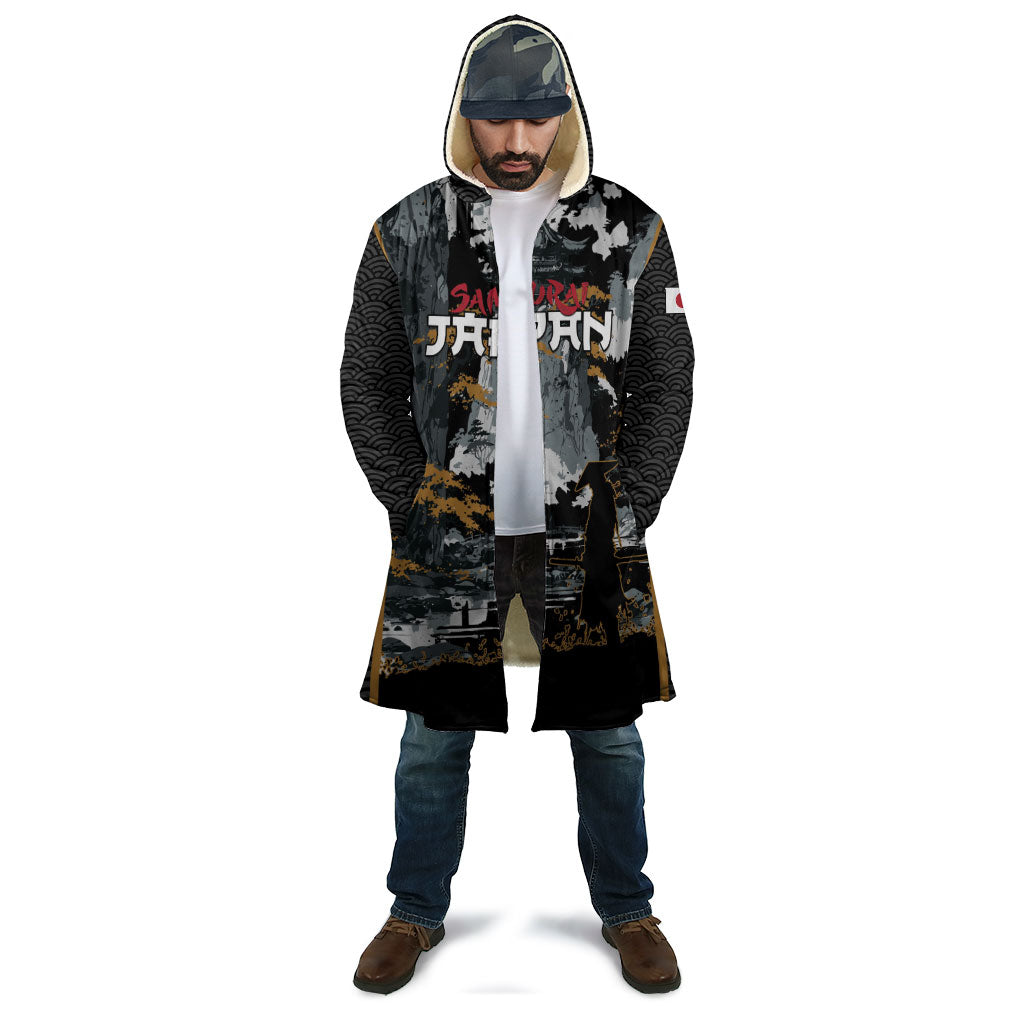 Custom Baseball Japan Samurai Cloak Black Grunge Vintage