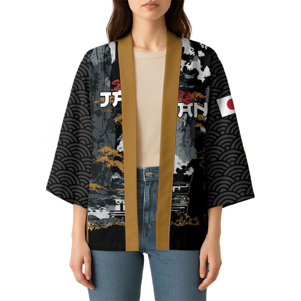 Custom Baseball Japan Samurai Kimono Black Grunge Vintage