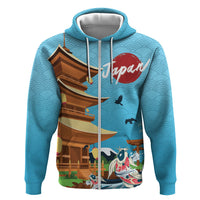 Japan Land Of The Rising Sun Hoodie Japanese Pagoda Koi Fish